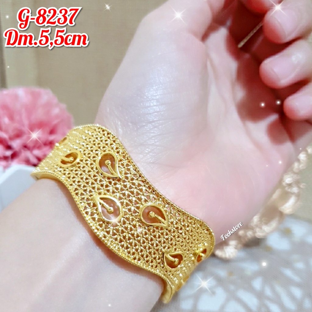 GELANG DUBAI WANITA MOTIF PERHIASAN XUPING