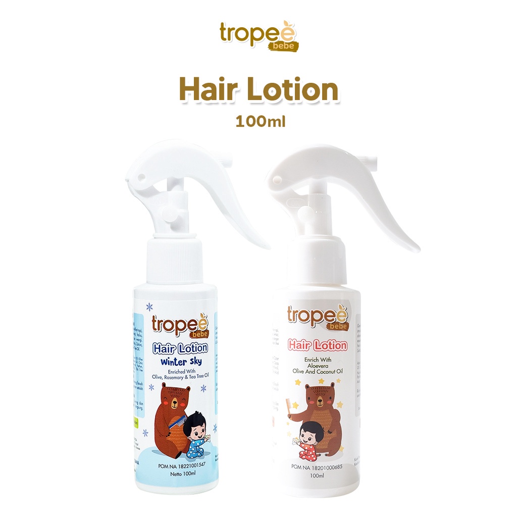 Tropee Bebe - Lotion Rambut ( Hair Lotion ) 100ml minyak rambut