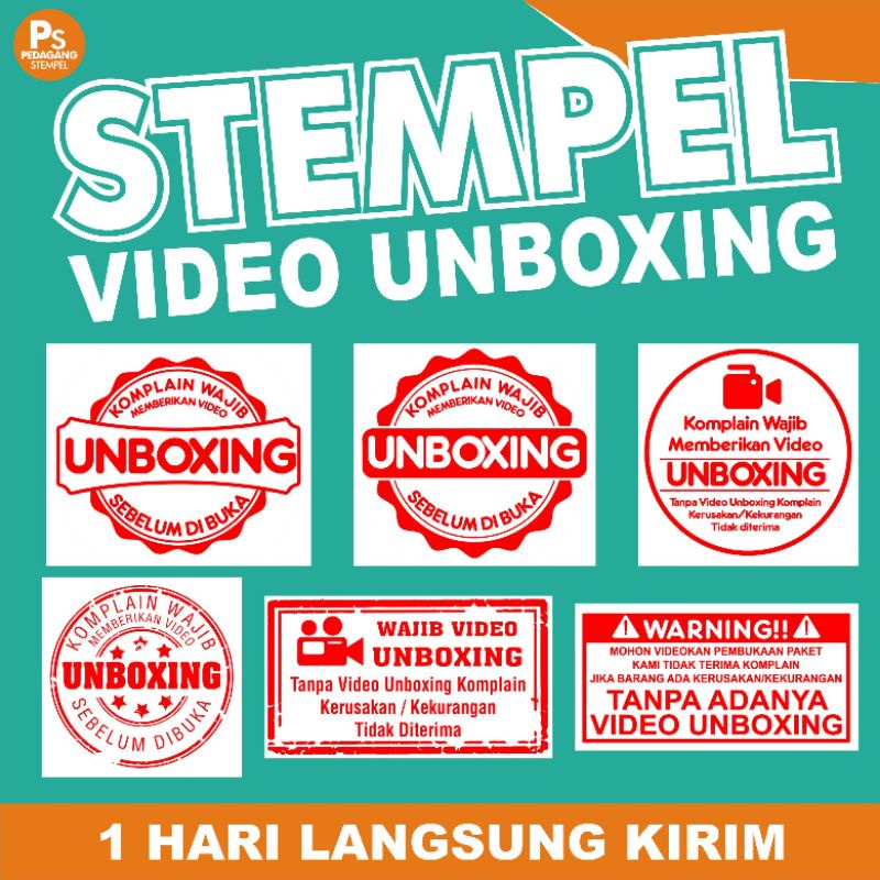 

Stempel Video Unboxing Termurah