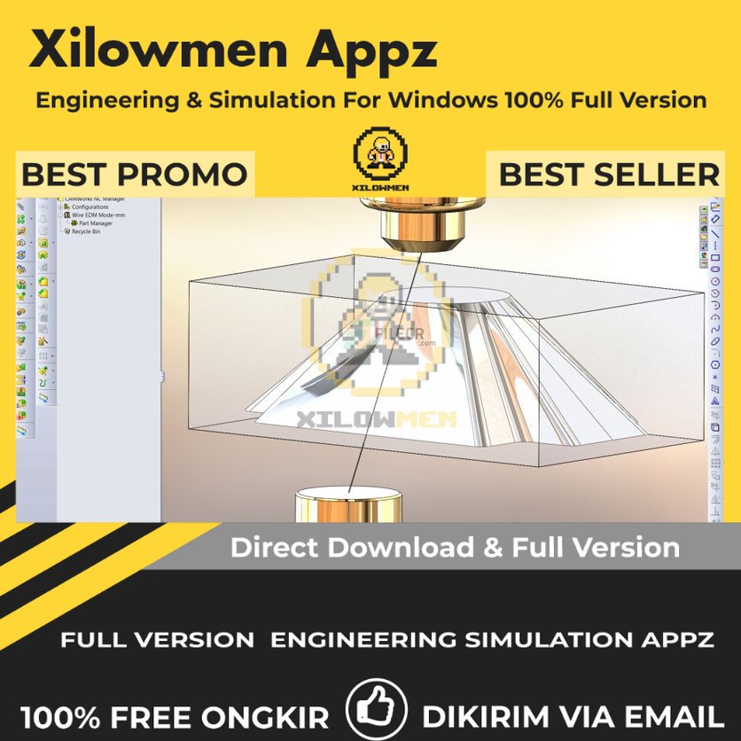 [Full Version] CAMWorks WireEDM Pro 2022 SP0 for SolidWorks Pro Engineering Software Lifetime Win OS
