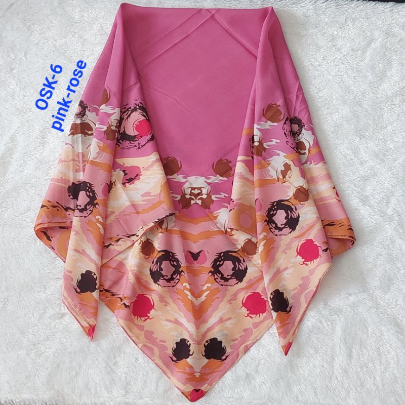 hijab segi empat / jilbab persegi / kerudung katun motif / merk umama