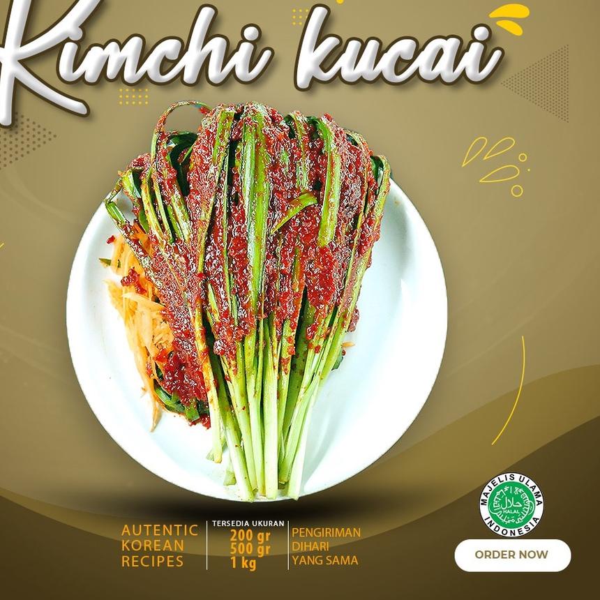 

☺ Kimchi Kucai 500 Gram Dibuat Oleh Chef Korea Asli Enak ☃