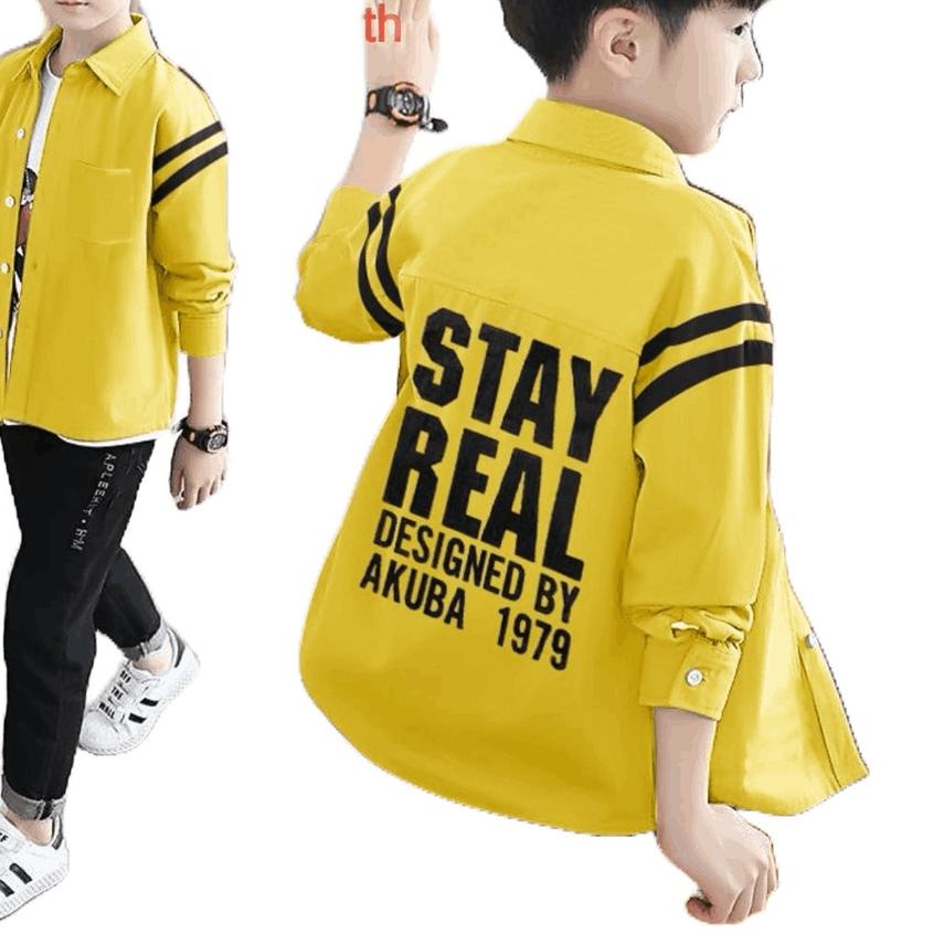 ♘ DVC/ hem kids AKUBA/ kemeja anak laki laki/ atasan anak ❅