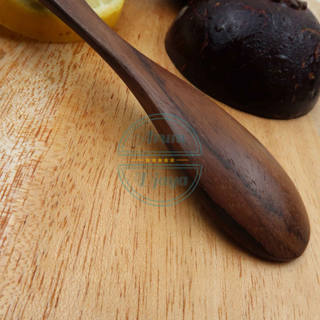 Wooden Dessert Spoon Sendok Kayu Mini Kecil Sendok Kecil Sendok Teh Sendok Gula Garam