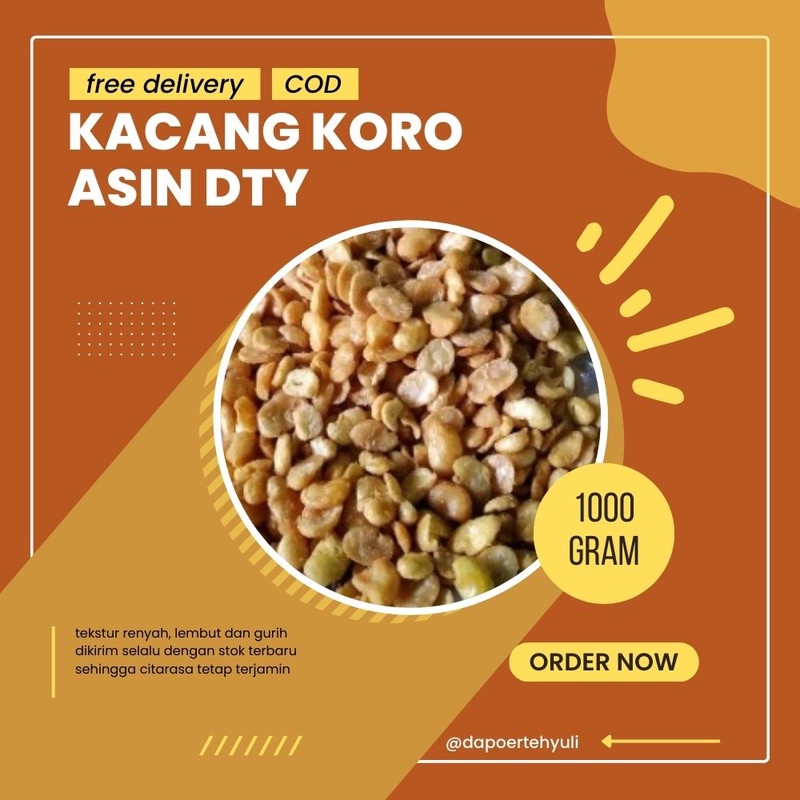 

Kacang Koro Asin DTY | Snack Kiloan | Snack Cemilan - 1 Kg