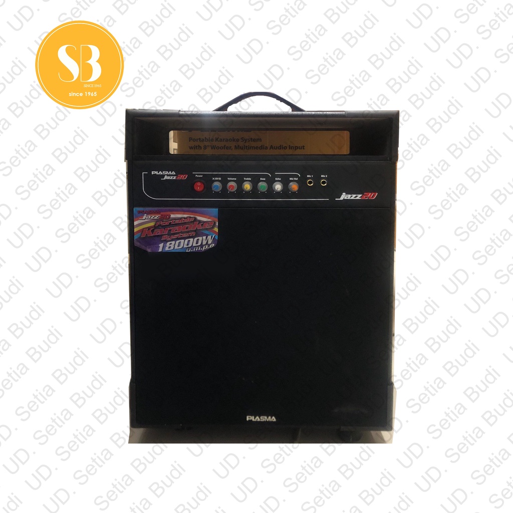 Speaker Portabel Karaoke Sistem Plasma Jazz 20 Baru Gres