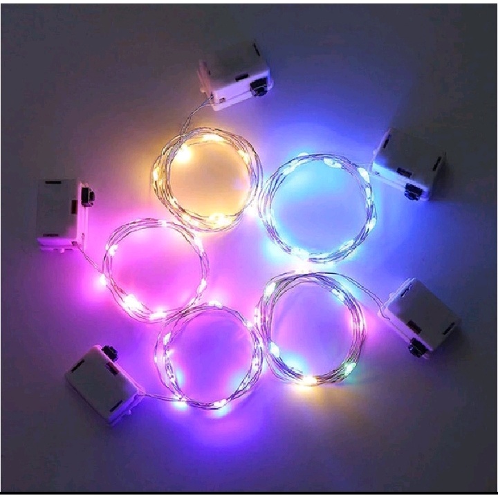 Promo Lampu LED Tumblr 1 Meter Full Colour FREE Baterai