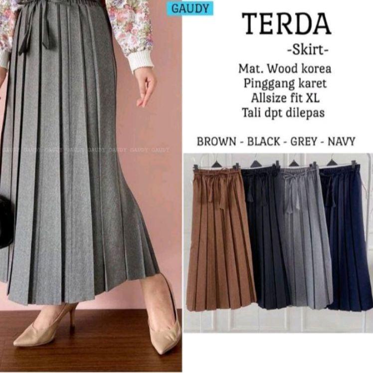 Paket Meriah ROK PLISKET SEMI WOLL // ROK PLISKET KERJA // ROK PLISKET POLOS//ROK PLISKET PREMIUM//R