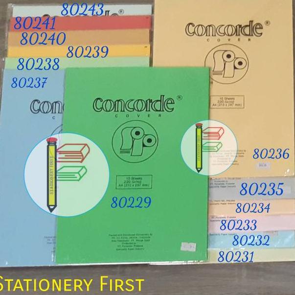 

Koleksi Terbaru.. Kertas Concorde Agr per pack 67