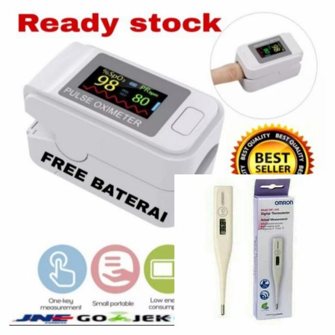 Paket thermometer Omron + sp02 oximeter