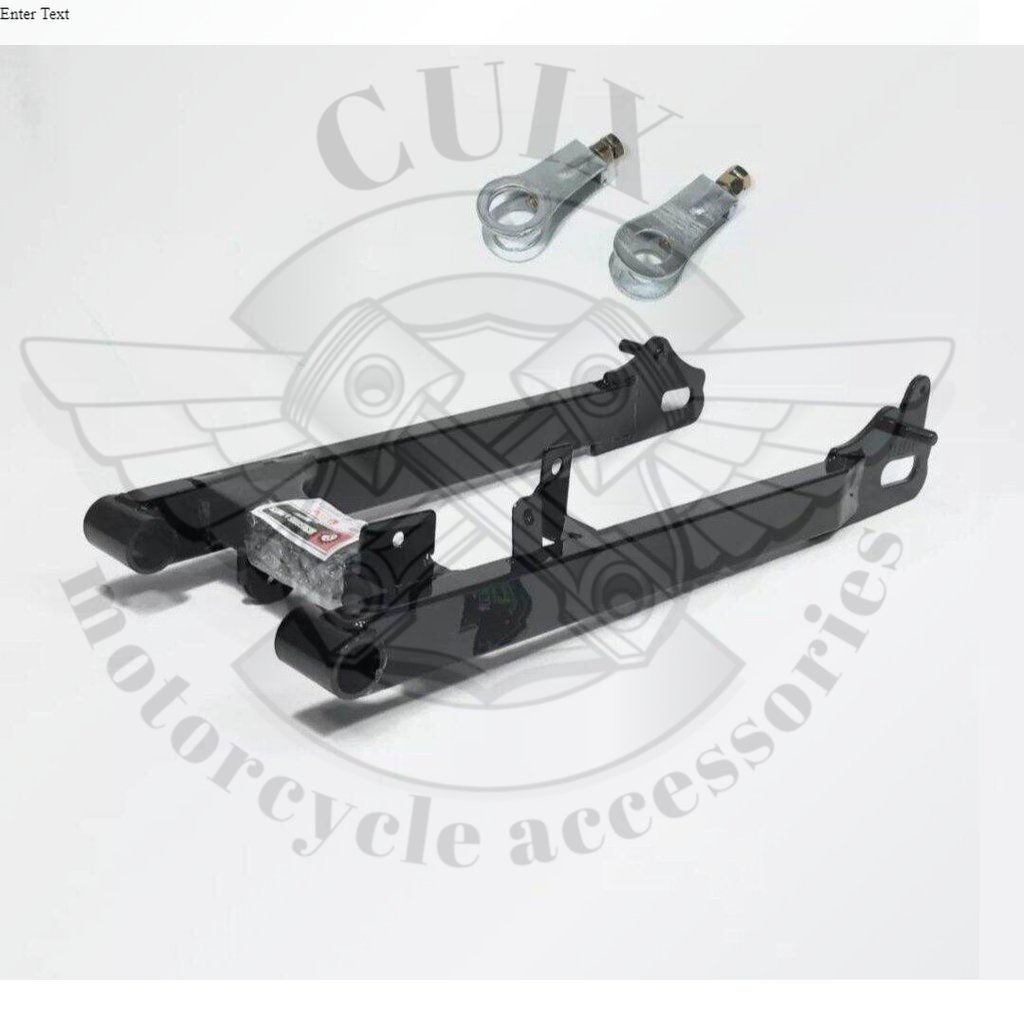 SWING ARM RX KING HITAM STANDARD + SETELAN RANTAI BAHAN TEBAL MERK MSJ