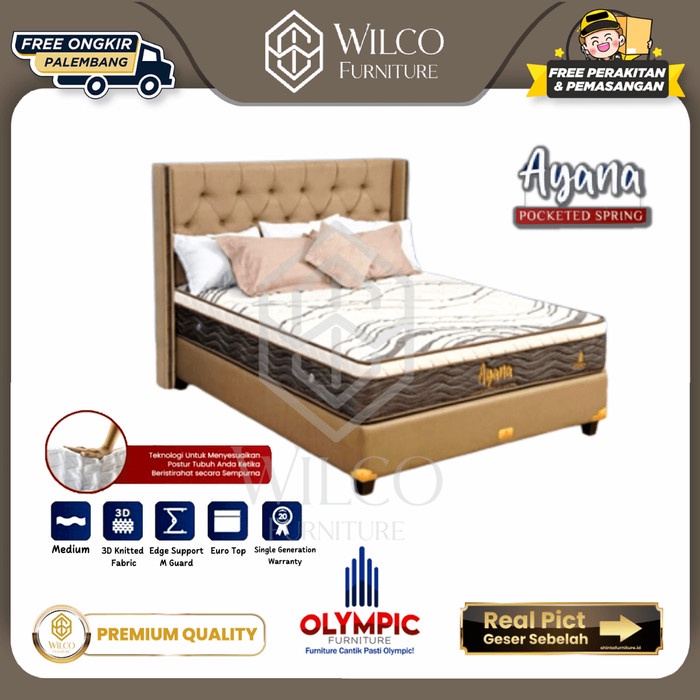 Kasur Springbed Ayana By Olympic / Springbed Olympic / Matras Murah - Matras 100x200