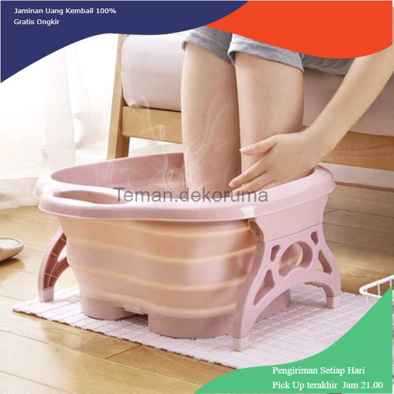 TD-KMN Cyan Baskom Air Lipat Rendam Kaki Pedicure Manicure SPA Foldable - SN316