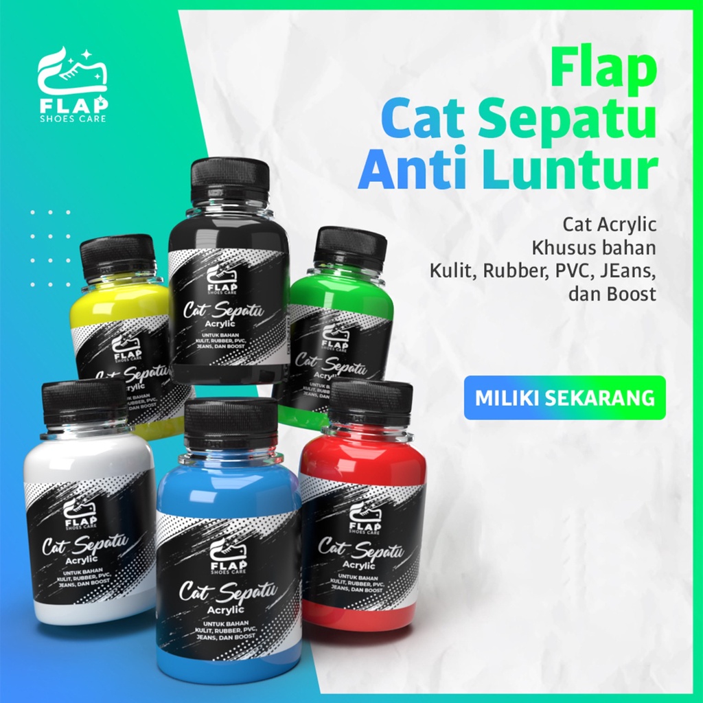 Flap Shoes Care Cat Sepatu Kulit Sintetis