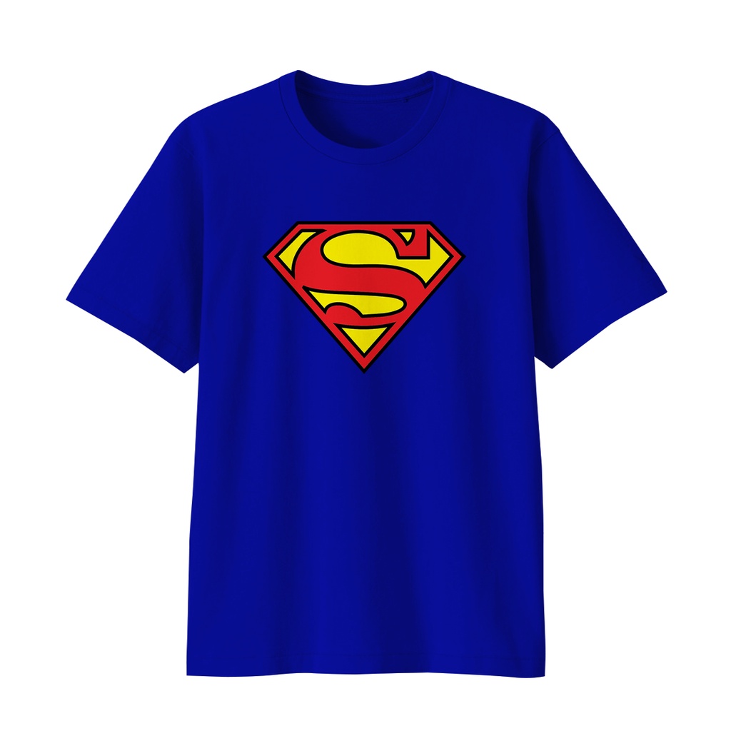 Baju kaos Superhero Unisex Untuk Anak Sampai Dewasa Bahan Katun Combed 30s