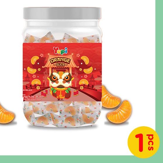 

► Yupi Orange Slice Jar 200 Gr ♤