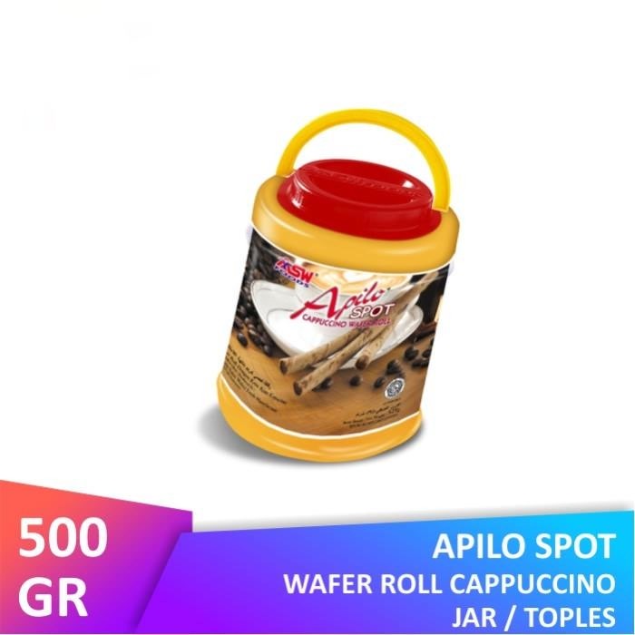 

Apilo Spot Wafer Roll Cappuccino Jar 500 GRAM