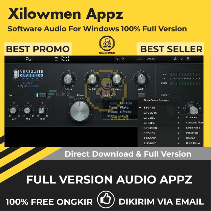 [Full Version] Slate Digital VerbSuite Classics Pro Lifetime Audio Software WIN OS - Koleksi Reverb Digital Berkualitas