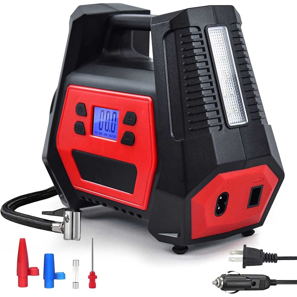 SOYUS Pompa Ban Elektrik Digital Tire Inflator Portable AC 110V DC 12V - ATJ-6488