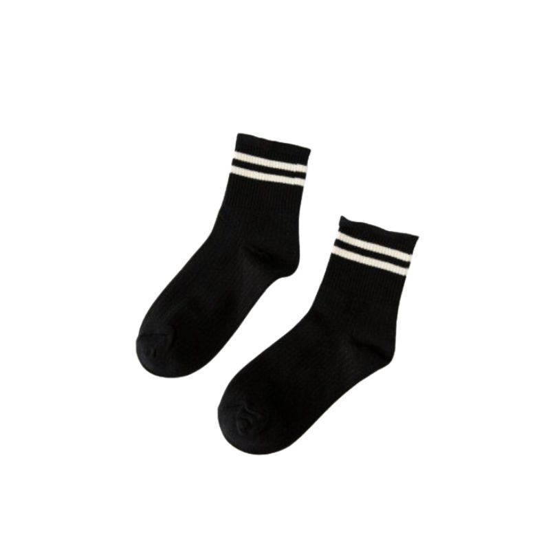 Kaos kaki Pendek Strip / Kaos kaki old school pria