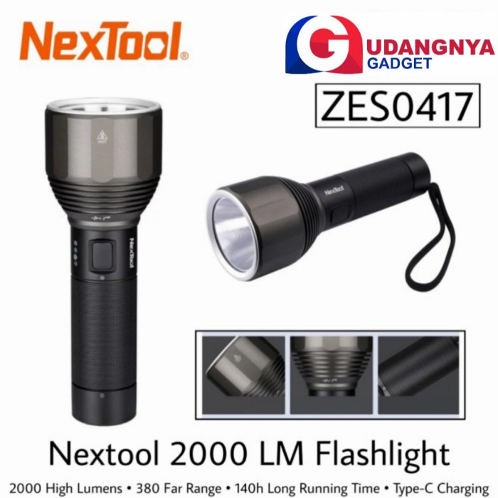 NEXTOOL 2000 LUMENS FLASHLIGHT SENTER