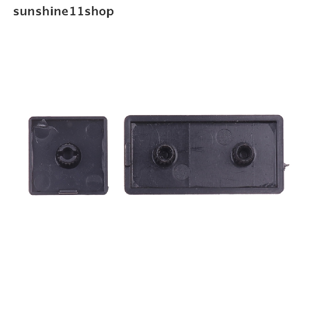 Sho 50PCS End Cap Plastik Hitam Tutup Plat Endcap Untuk 2020202020eu Aluminium Profile N