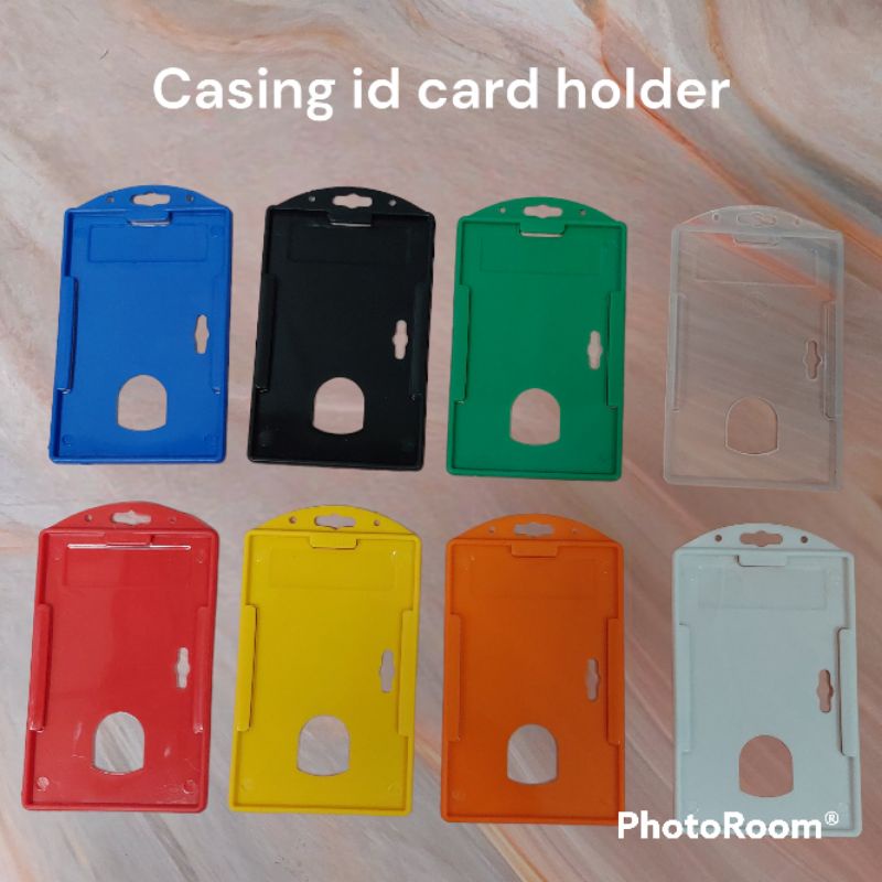 

Id Card Holder (10pc) Frame Id Card Casing Id Card Name Tag Card Holder Plastik Tempat Id Card