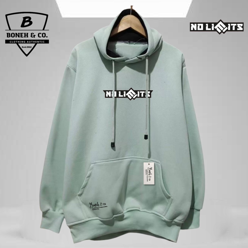 Jaket Hoodie Pria Jumper Warna Hijau Mint No Limits Oversize Sweater Hoodie Warna Hitam Aesthetic Gaya Kasual Korean Hoodie Cowok Authentic Distro Casual Trend Terbaru 2023