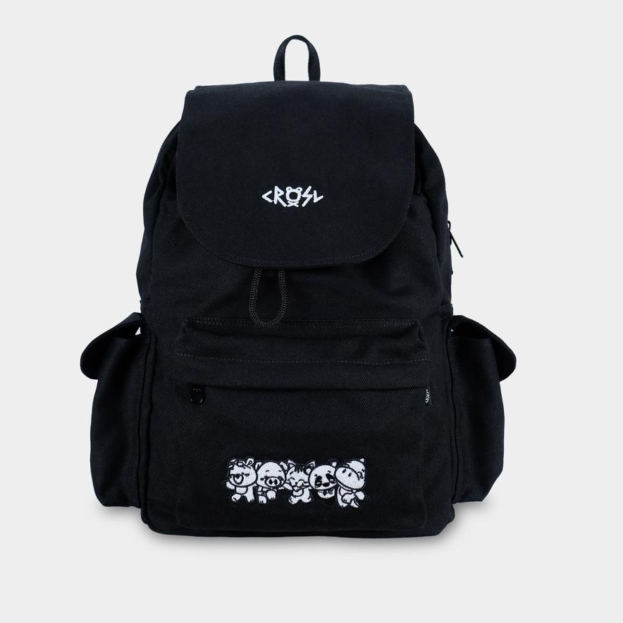 RECOMENDED CRSL Black Gengs Rucksack | Backpack | Ransel Pria | Ransel Wanita | Tas Laptop