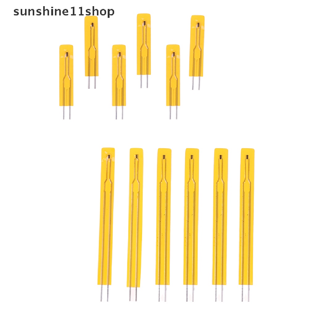 Sho 10pcs Termis NTC Film Tipis 2.5cm 5cm 395010k 50K 100K MF5B Smd1% 5% Sensor Suhu N