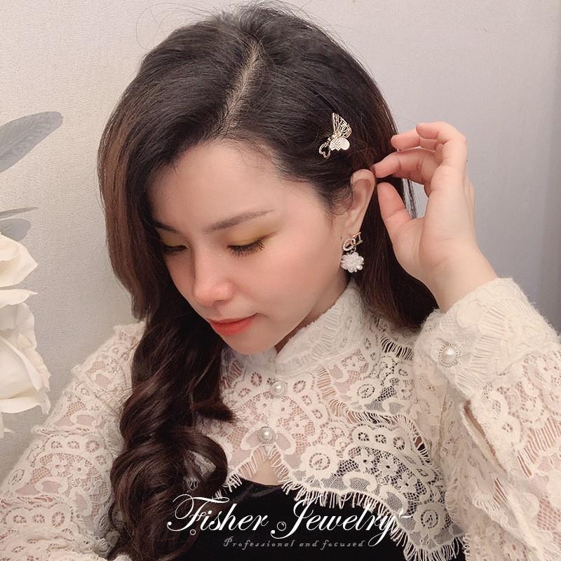 Imitasi opal Berlian Imitasi Kupu-Kupu Jepit Rambut Korea Gadis Lucu Bunga Hiasan Rambut