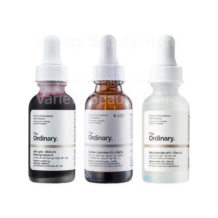 The Ordinary Alpha Arbutin / Niacinamide /Peeling Solution/Caffeine Solution/Buffet Serum Wajah 30ml