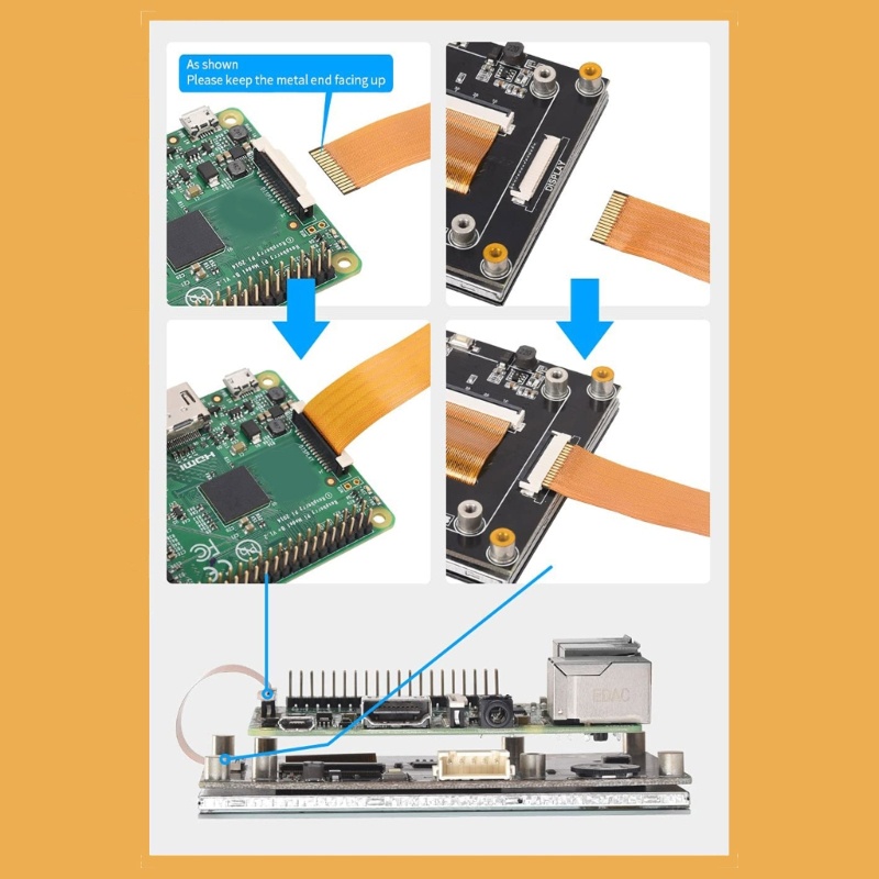 Zzz Upgraded PITFT50 V2.0 TFT LCD Display Screen 800x480 Untuk RaspberryPi 4.3 2 3D Printer Controller Aksesori LCD Scree