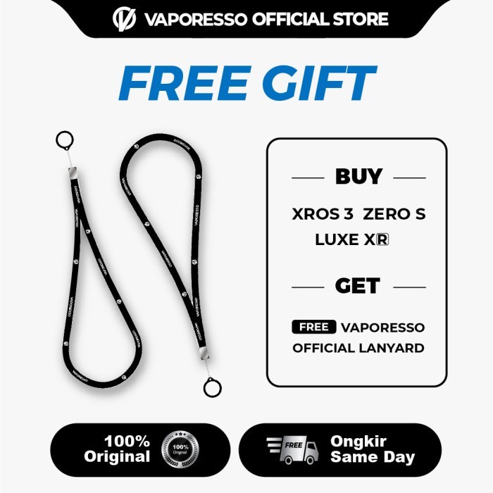 

Lanyard [Gift] Beli Xros 3, Zero S, Luxe Xr Kit Dapatkan Official Lanyard