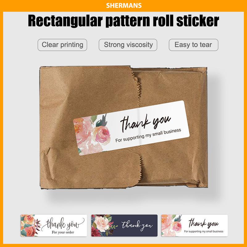 

[Ready Stock❤️]120 pcs Stiker Label Thank You For Your Order sherman