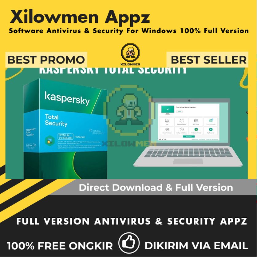 [Full Version] Kaspersky Total Security 2023 Pro Security - Program keamanan komputer yang melindungi dari virus, malware, dan ancaman online lainnya