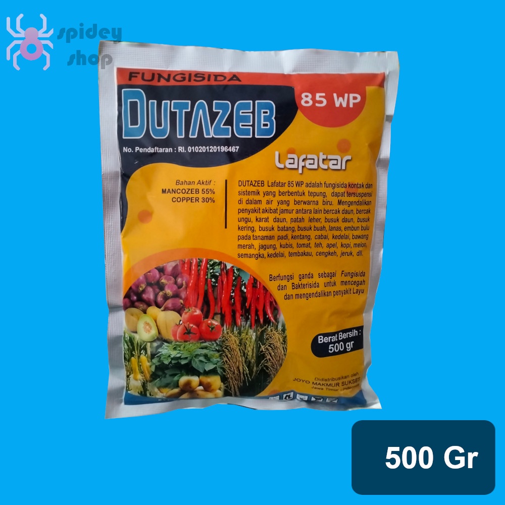 Fungisida Dutazeb 500 Gram Mankozeb Plus Tembaga