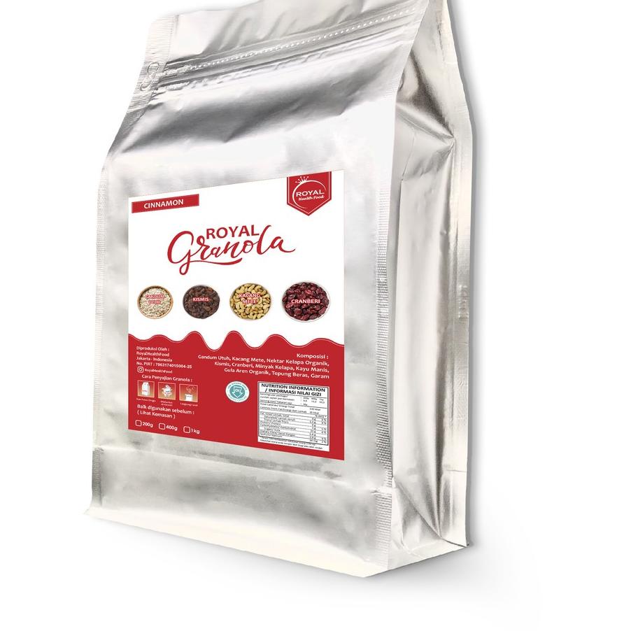 

❂ ROYAL Granola 1 KG CINNAMON ™