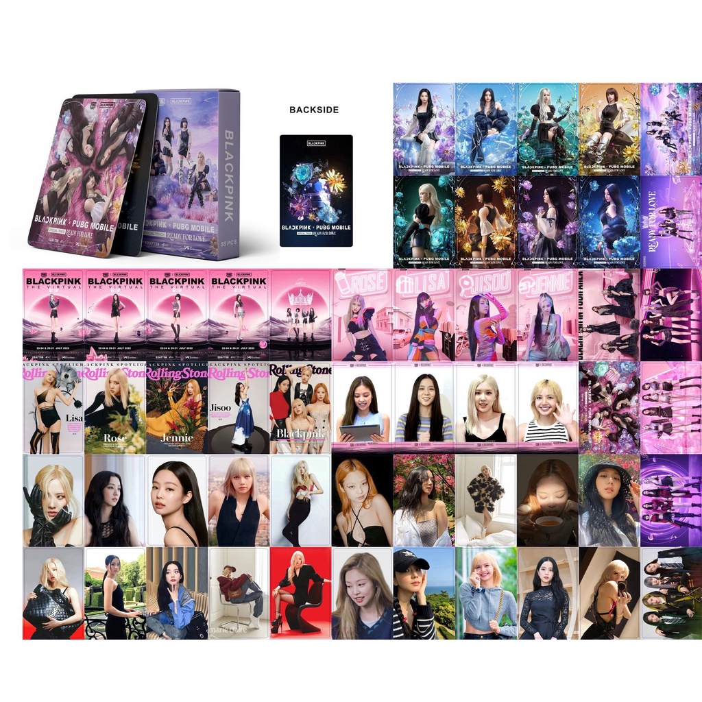 55pcs/box BP photocards Ready For Love Welcoming Colleelion  photo card lomo card photocard READY STOCK