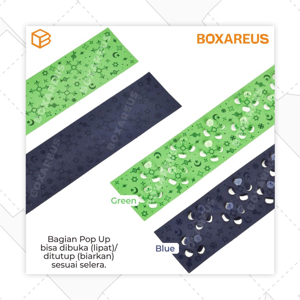 Paperbelt Lebaran Label Sabuk Idul Fitri Hiasan Ramadhan Dekorasi Hampers | BLP