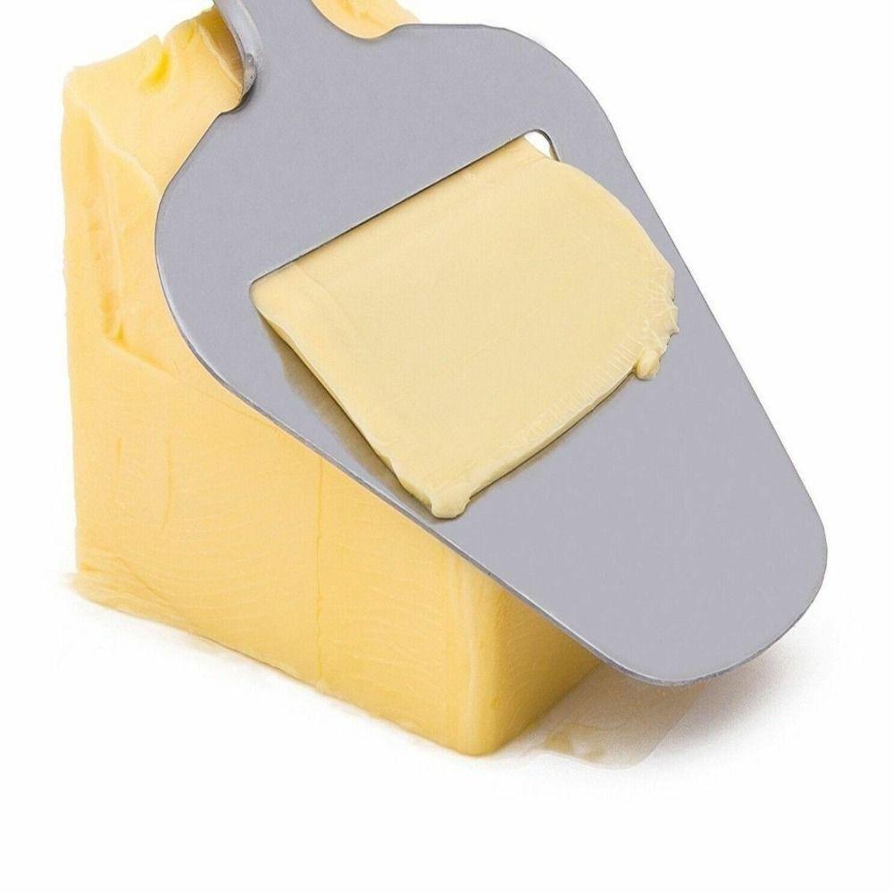 Ly Cheese Slicer Alat Serut Mentega Silver Cheese Planer Multi Fungsi