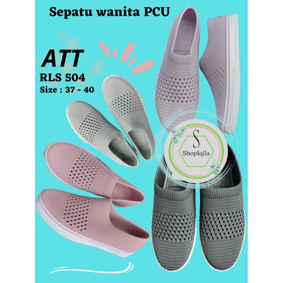 SEPATU ATT PEREMPUAN SLIP ON ANTI AIR [ SEPATU KARET WANITA RSL 504 SIZE 37-40 [SEPATU WANITA KEKINIAN