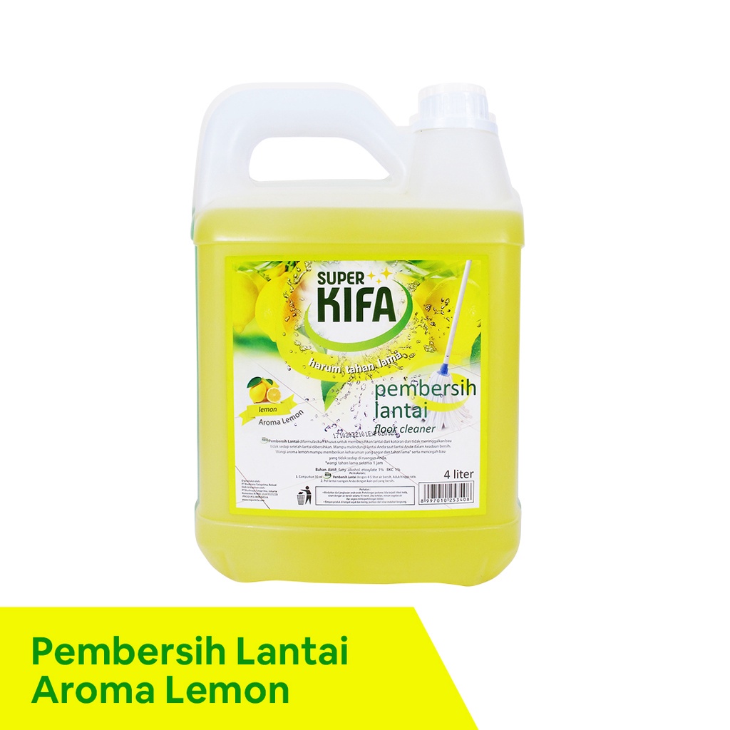 SUPER KIFA Jerigen Floor Cleaner 4L - Pembersih Lantai