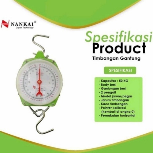 PROMO MURAH!!!Timbangan Gantung Besi 100/50KG Timbangan Gantung Jarum / Hanging Scale / Timbangan Gantung Manual 150 kg