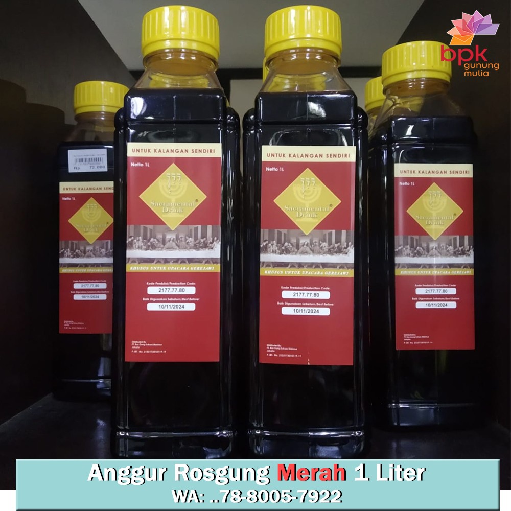 

Anggur Rosgung - 1 Liter