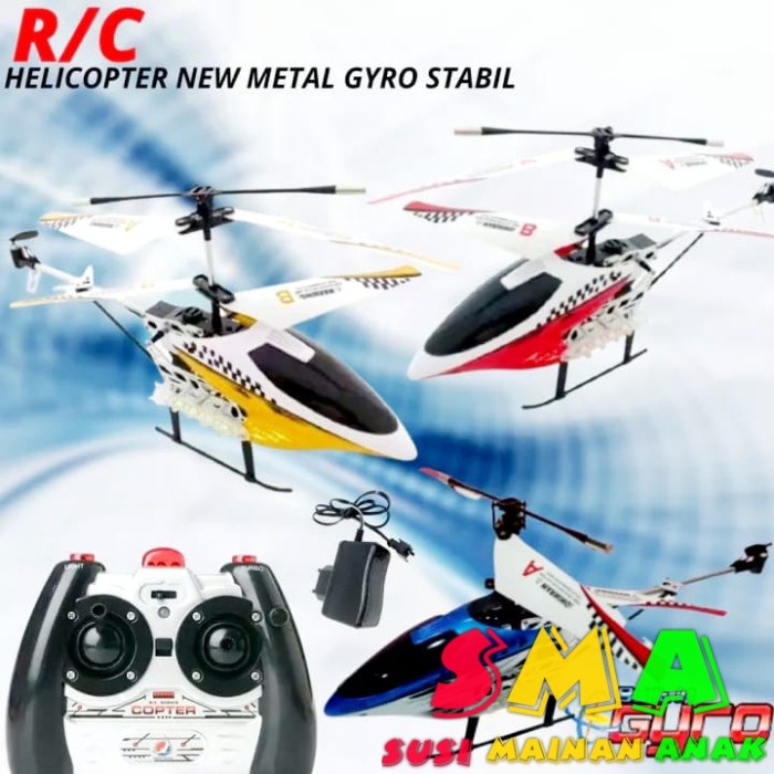 Terlaris Mainan Heli Helicopter Remote Control R/C Hx 703