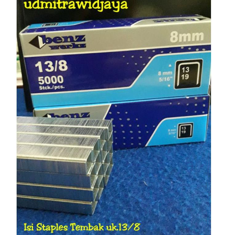

E96 Isi Staples Tembak uk. 13/8 refill stapler gun 13/8 13.8 stepler jok motor staples sofa isi 5000 pcs SERBA MURAH ,,