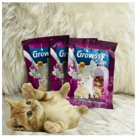 Susu Kucing Growssy 20 GR / Susu Bayi Kucing Kitten