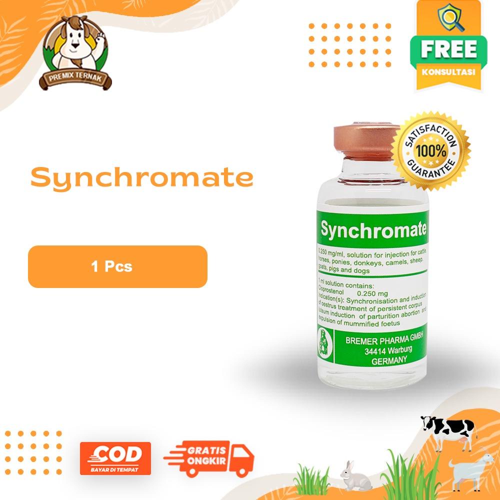 SYNCHROMATE 20ML, HORMON TERNAK,  CLOPROSTENOL (SAMA DENGAN LUTALYSE) Best Seller