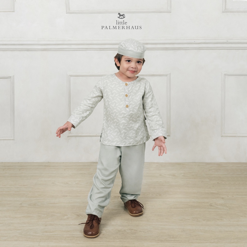 PROMO 7.7 PROMO BAJU LEBARAN LITTLE PALMERHAUS TIMELESS KOKO SET BAJU LEBARAN  JARDIN KOKO SET + PECI SETELAN ANAK MUSLIM LAKI LAKI BAJU PANJANG CELANA PANJANG + PECI 1 - 6 TAHUN